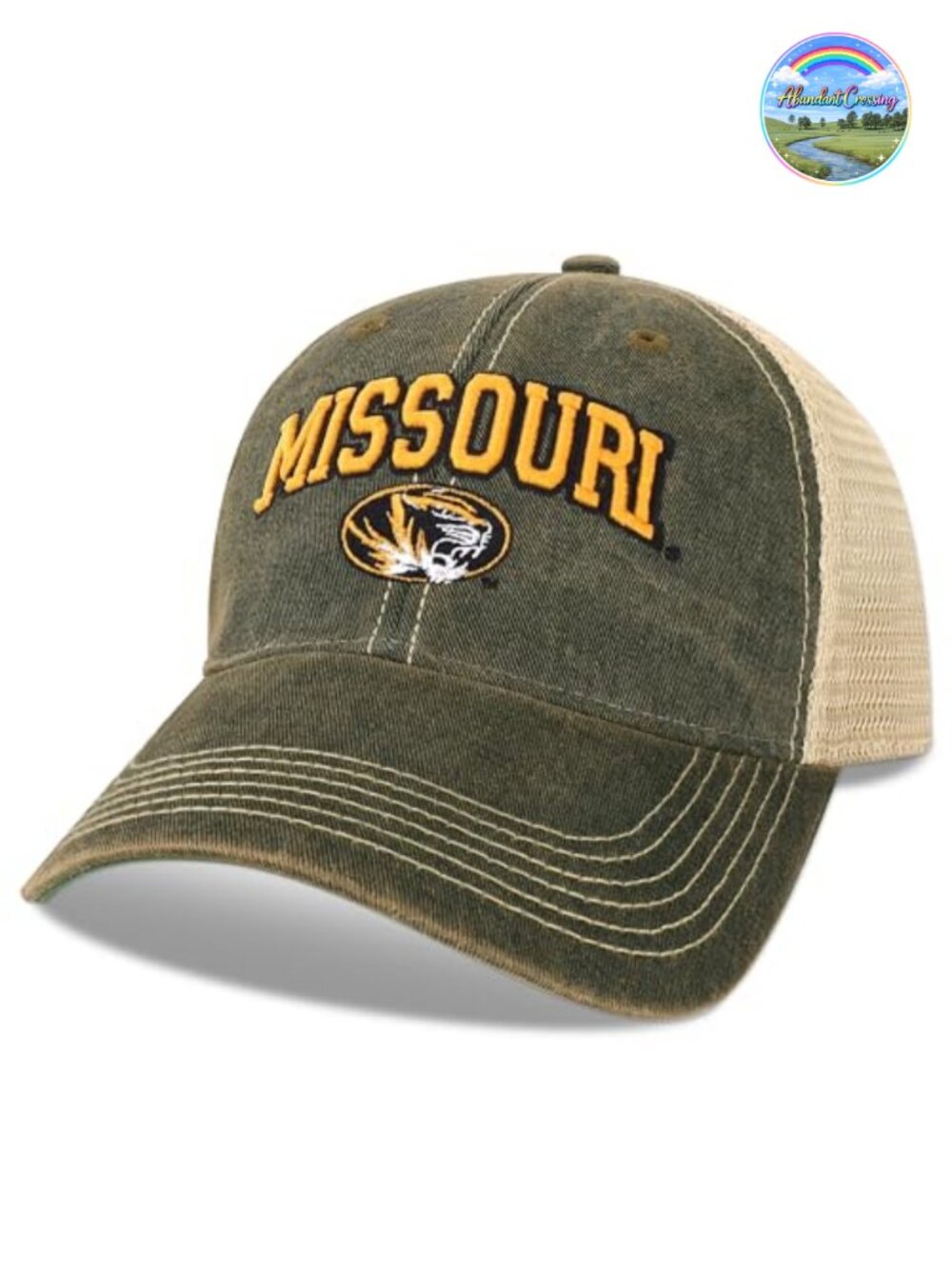 NCAA Missouri Tigers Baseball Cap Snapback Adjustable Cotton Twill Mesh
